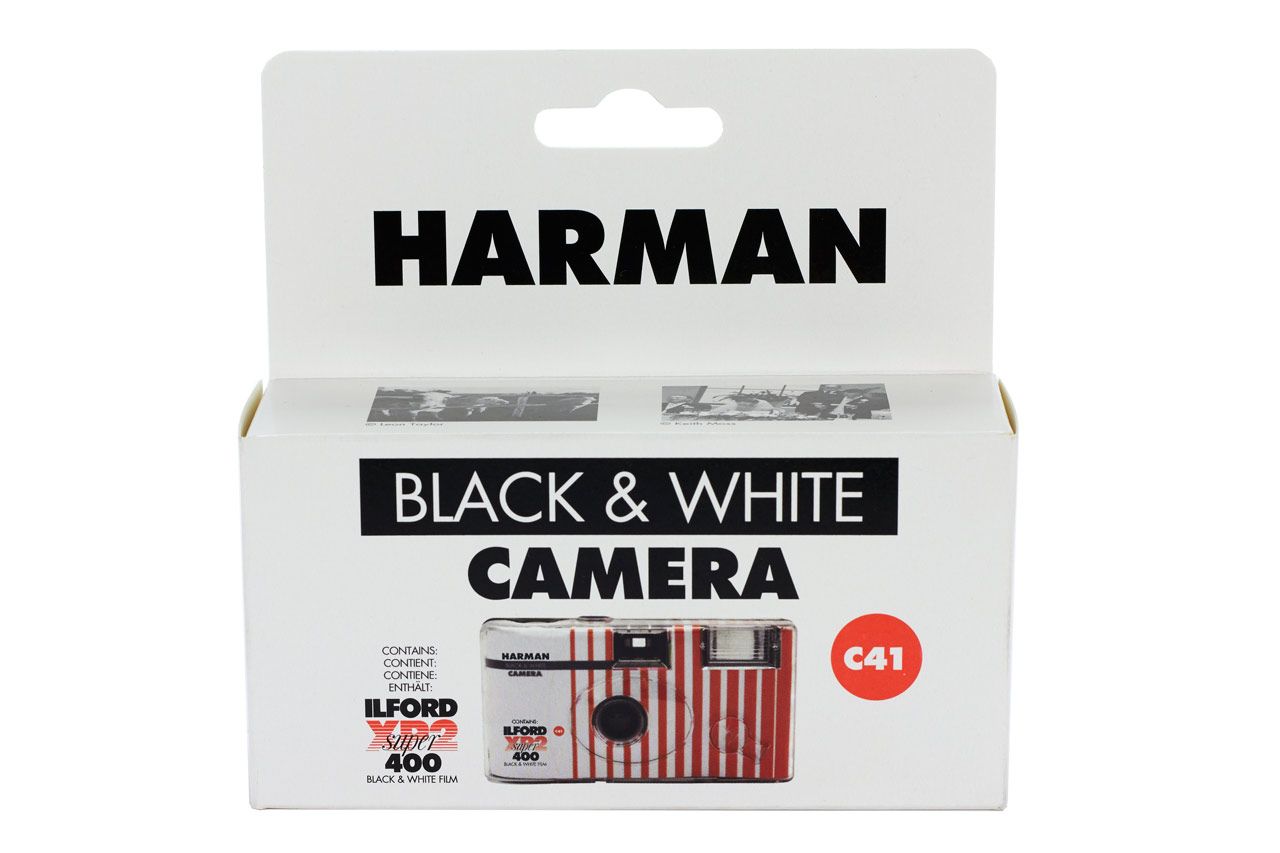 Ilford XP2 Fotocamera Monouso In Bianco E Nero Con Flash – 27 Esposizioni, Pellicola ISO 400, Per Ritratti E Reportage